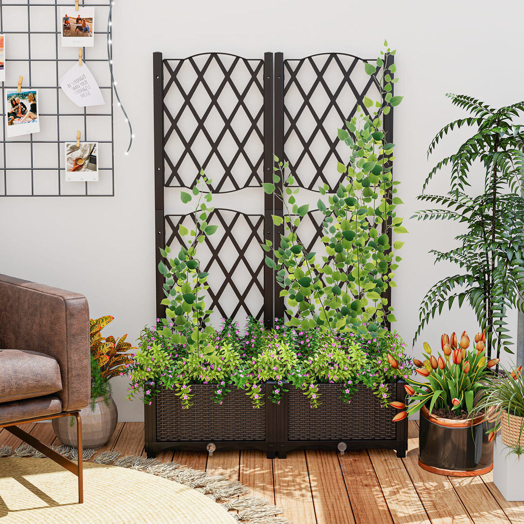 World Menagerie Vertical Garden Brown 122cm H X 80cm W X 40cm D