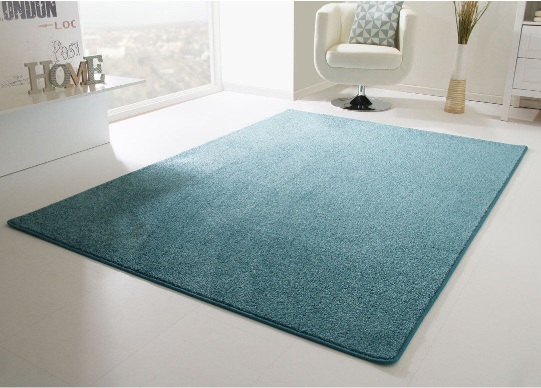 Latitude Run Willenhall Solid Colour Machine Woven Area Rug Rectangle 100 x 200cm
