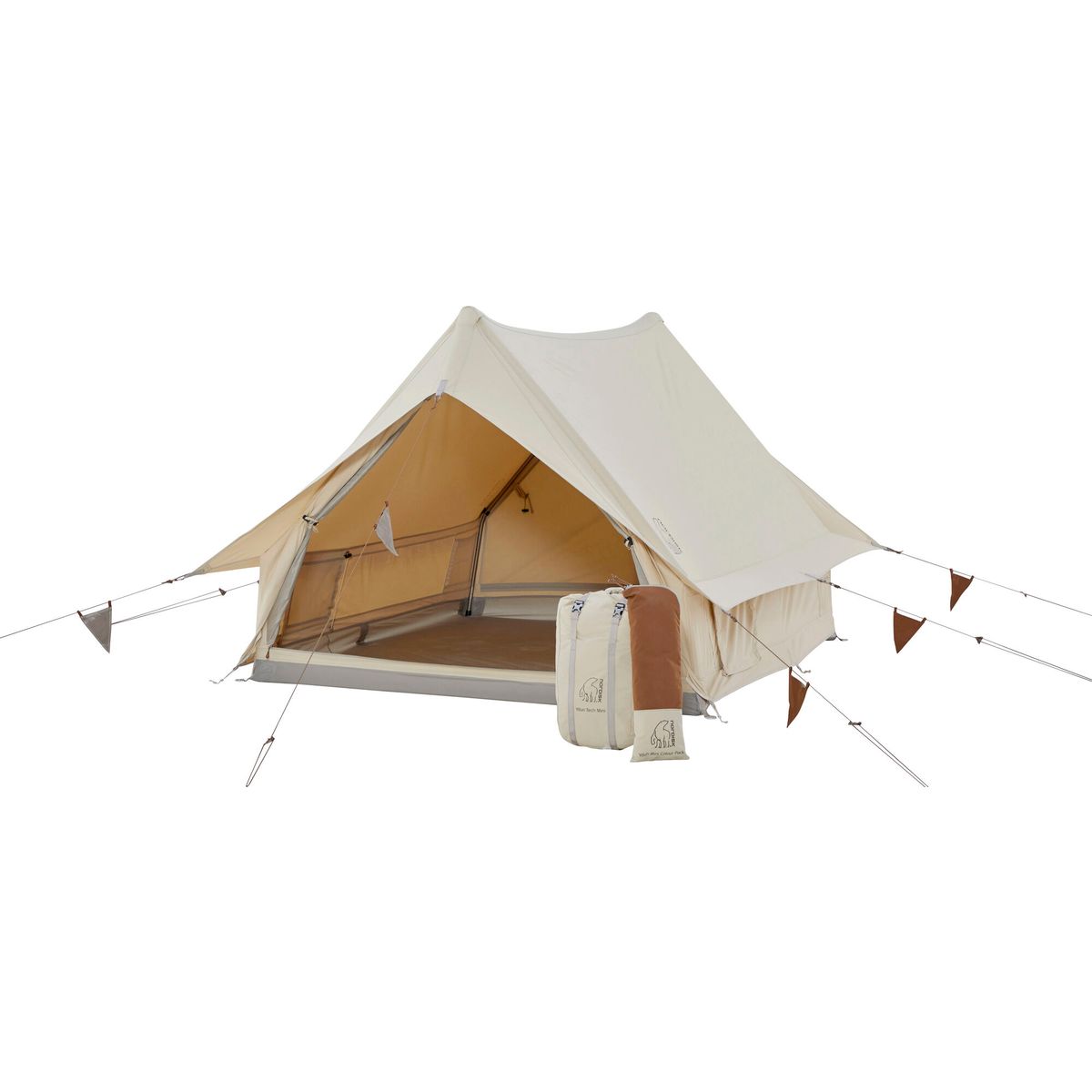 Nordisk Ydun Tech Mini Tent Incl. Colour Pack dachshund chocolate 10921459-100