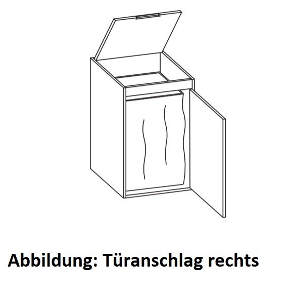 Artiqua 400 Highboard, Sangallo Grau quer, 400-HBW-1-43-L-7154-432 400-HBW-1-43-L-7154-432