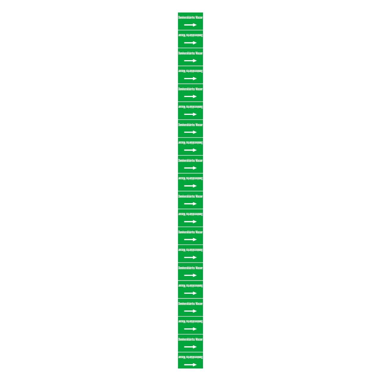 Brady ISO20560PM-120X1700-DEMINERLISIERTESWSSR, ISO 20560 Rohrmarkierer - Wasser (318873)