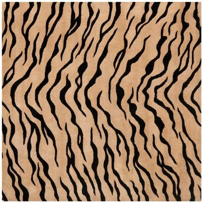 SAFAVIEH Handmade Soho Demetrina Tiger N.Z. Wool Rug