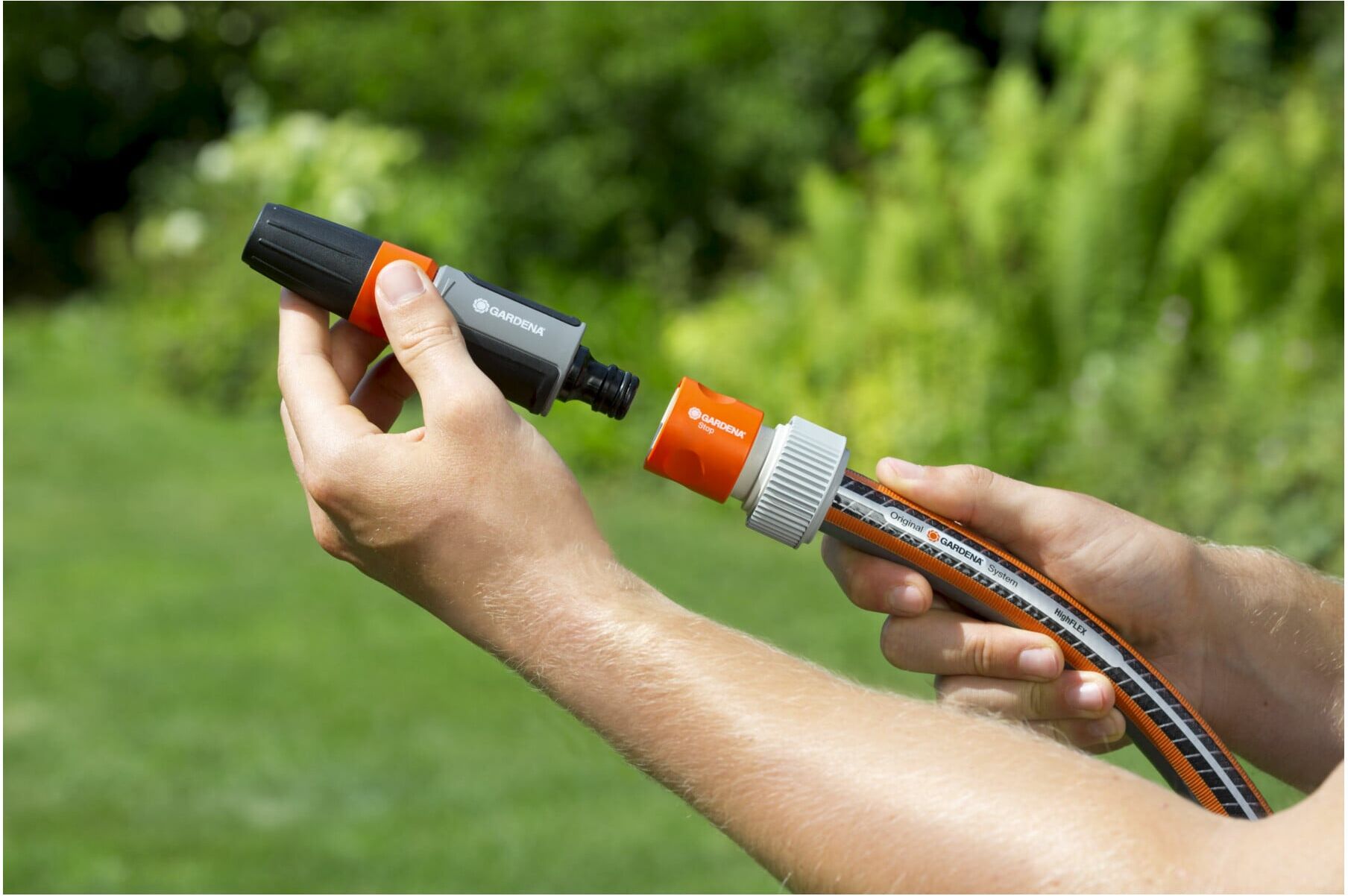 Gardena SB-Profi-System-Übergangsstück mit Wasserstop (02814-20)