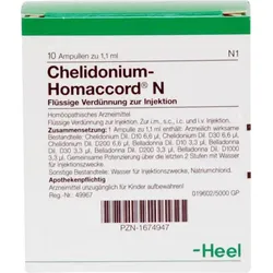 CHELIDONIUM-HOMACCORD N Ampullen 10 St