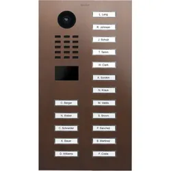 DoorBird D2117V IP Video Türsprechanlage – Echte Baubronze