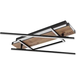 Deckenlampe Deckenleuchte Esszimmerlampe Holzoptik Dreh-Schwenkbar LED L 120 cm