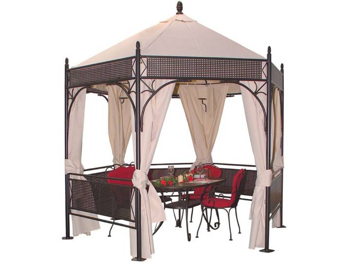 MBM Romeo Romantik Gartenpavillon Schmiedeeisen