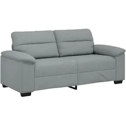 vidaXL 2-Sitzer-Sofa Hellgrau 180x81x84 cm Stoff