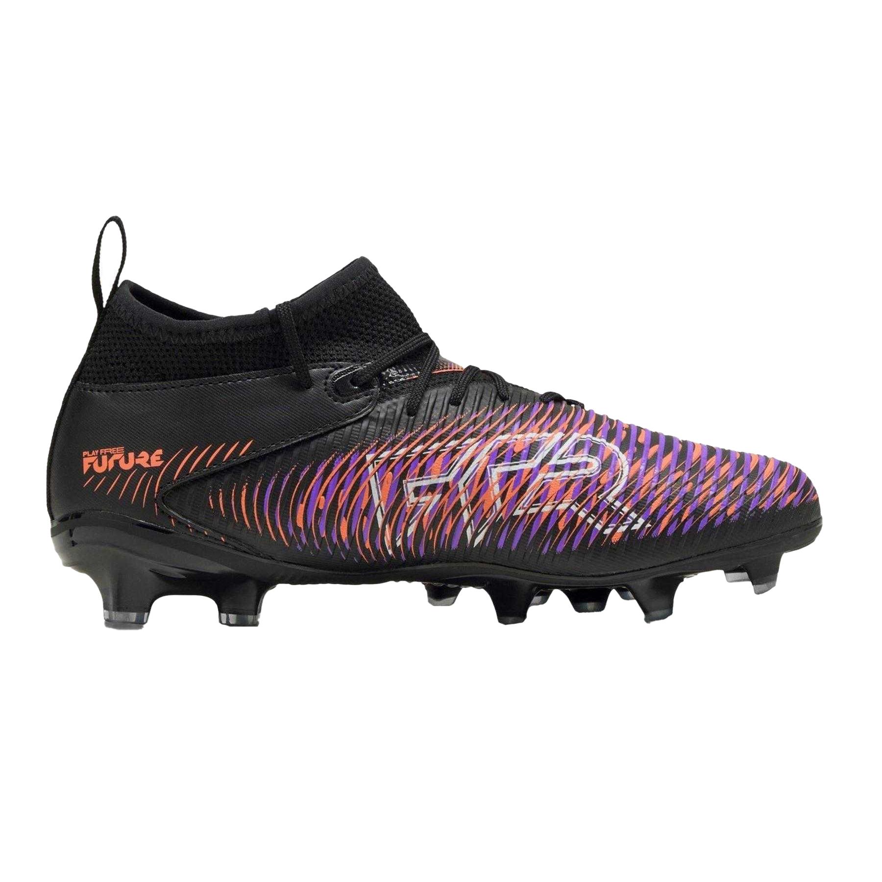 Puma - "Future 8 Match" Künstlicher Boden Fußballschuhe für Kinder (Schwarz/Violett)