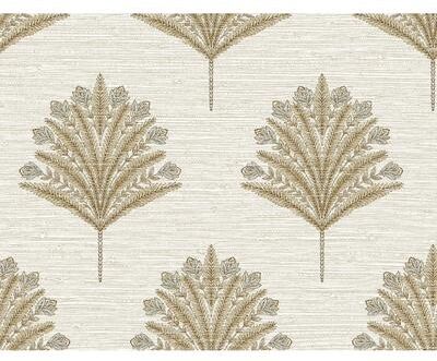 Seabrook Designs Harta Embossed Vinyl Unpasted Wallpaper