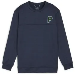 PUMA Cloudspun Crewneck Golf-Sweatshirt Jungen 01 - deep navy 140