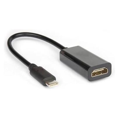 Hamlet XVAUC-HDM4K USB Typ-C HDMI Typ A (Standard) Videokabel und Adapter Schwarz (HDMI) (XVAUC-HDM4K)