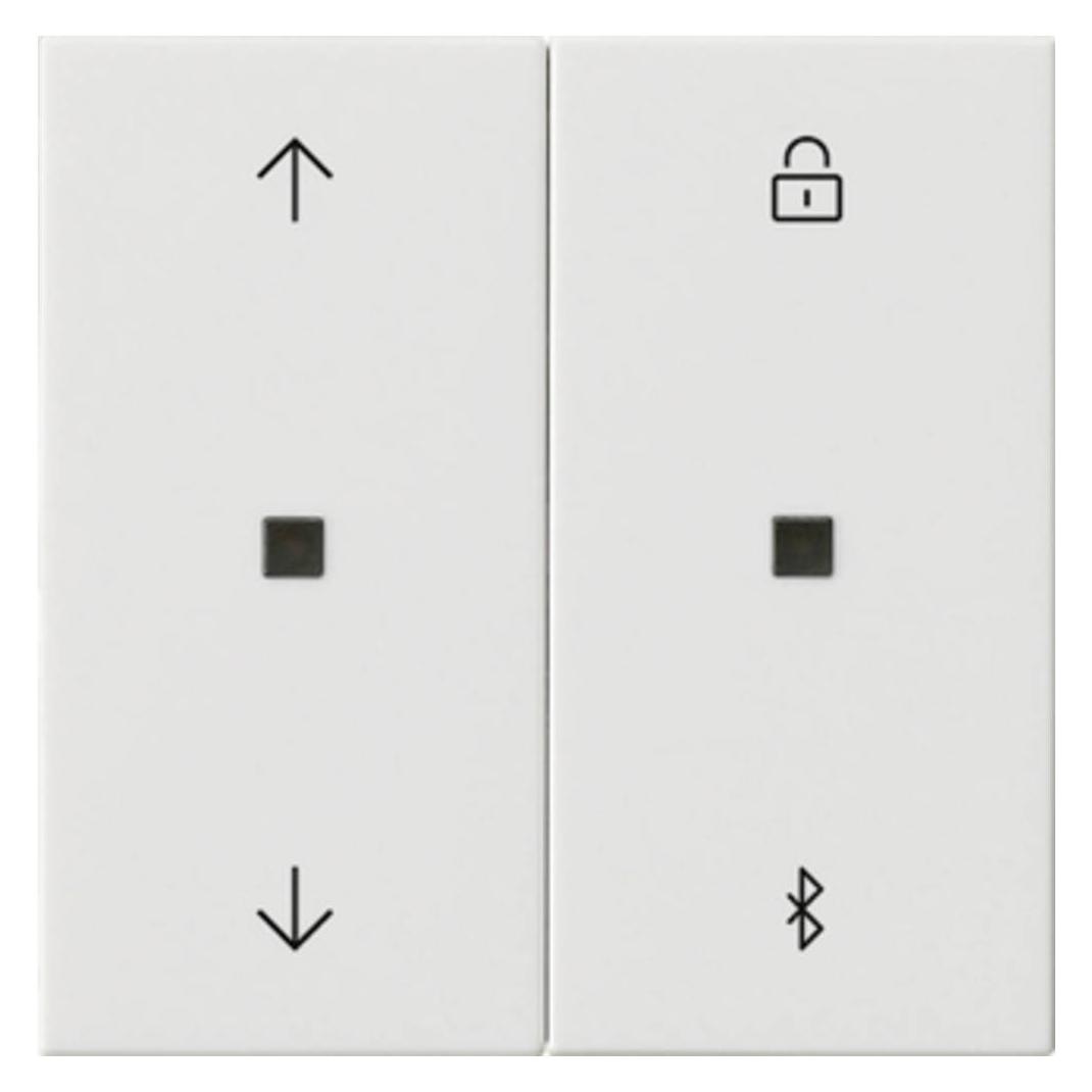 Gira System 3000 Jalousie + 536703 Schaltuhr Bluetooth reinweiss (536703)