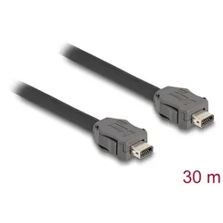 Delock Kabel ix Industrial® (A-Kodierung) Stecker zu Stecker Cat.7 30 m