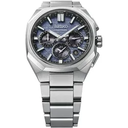 Seiko Astron GPS Solar, Titangehäuse, Blau, Herrenuhr HAB001J1