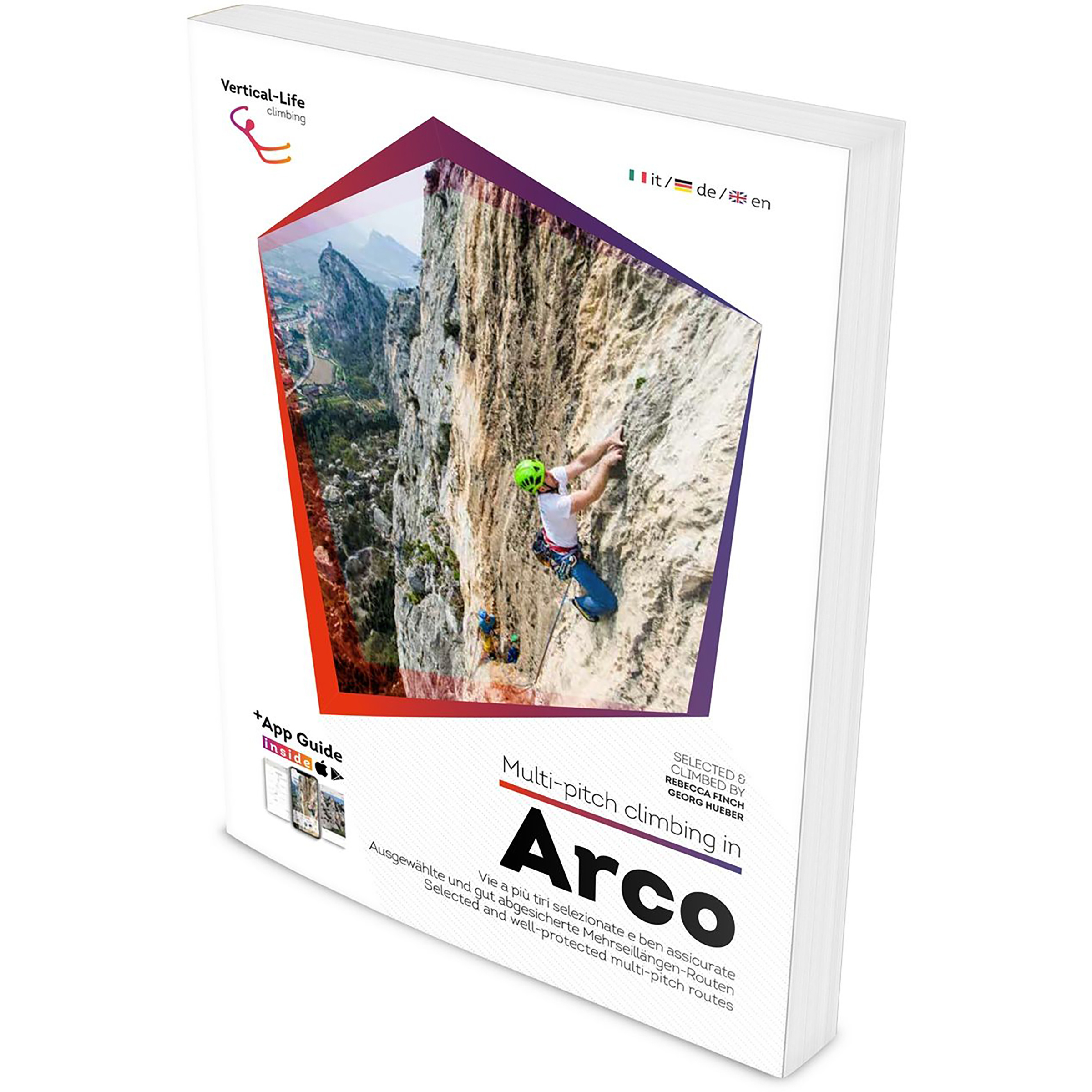 Vertical-Life Multi-Pitch Climbing in Arco Kletterführer Kletterführer weiss