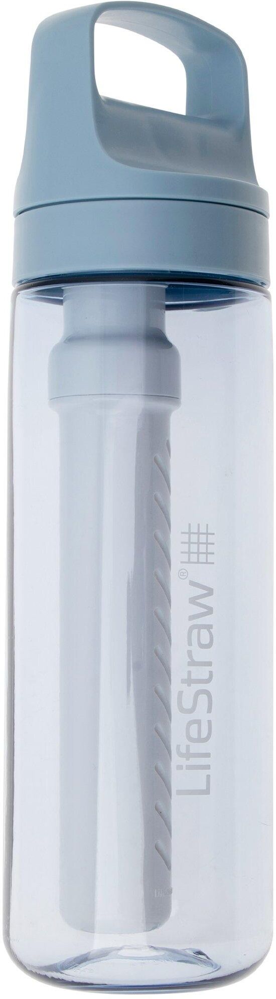 Butelka LifeStraw Go Icelandic Blue GO-650ML-ICE BPA-Free Plastic, z filtrem 2-stage, 650 ml