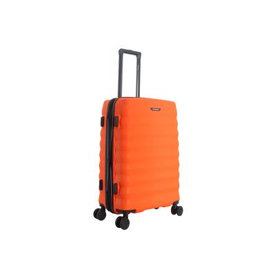 Koffer SAXOLINE "Flow", Gr. B/H/T: 46cm x 66cm x 26cm, orange, Koffer, aus robustem ABS/PC-Material