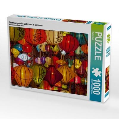 CALVENDO Puzzle Stimmungsvolle Laternen in Vietnam | 1000 Teile Lege-Größe 64x48cm Foto-Puzzle für glückliche Stunden