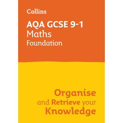 AQA GCSE 9-1 Maths Foundation Organise and Retrieve Your Knowledge, Taschenbuch von Collins GCSE, Collins Reference, 978-0-00-867237-9