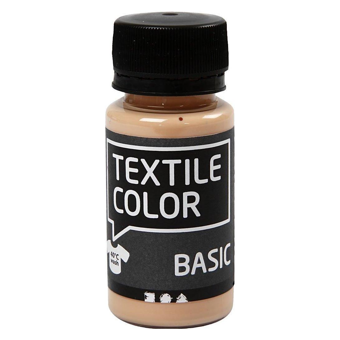 Creativ Company Textilfarbe Halbdeckende Textilfarbe - Hellbeige, 50 ml (50 ml) (45380898)