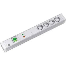 Bachmann, Steckdosenleiste, Power Distribution Unit Aluminium (4x, CEE 7/3, 2 m)