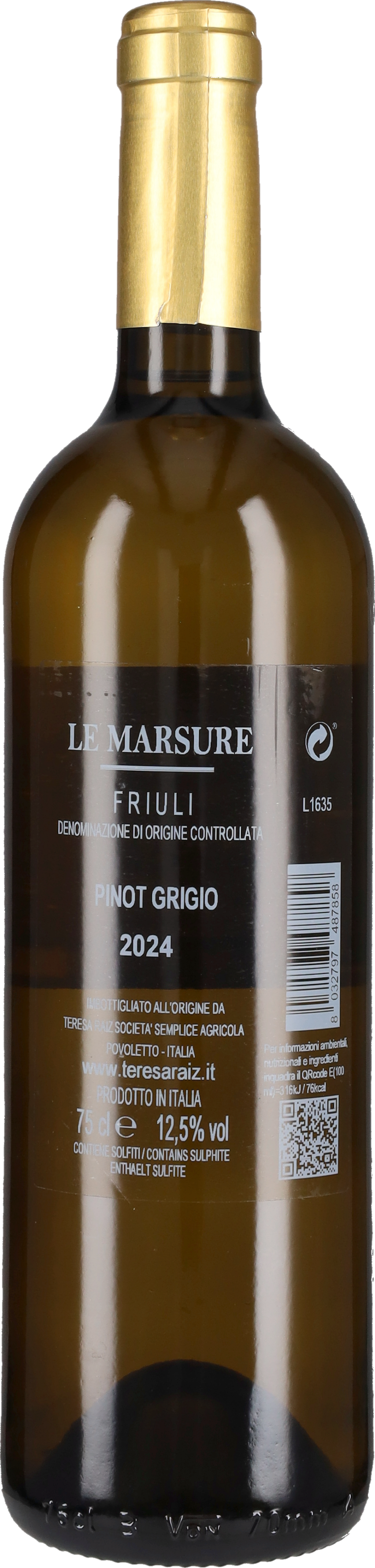 Raiz Teresa Pinot Grigio 'Le Marsure' Teresa Raiz 2025
