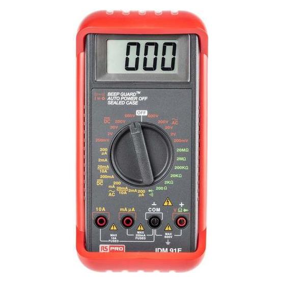 RS PRO IDM91E Digital Multimeter (CAT III) (1233244)