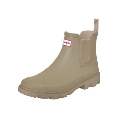 Gummistiefel HUNTER "UNISEX DOWNPOUR CHELSEA BOOT", Damen, Gr. 41, beige (kettle), Gummi, Schuhe Gummistiefel, wasserdicht