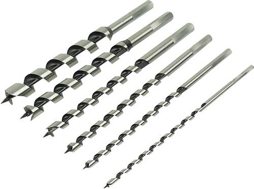 Brüder Mannesmann M54620 Schlangenbohrer-Set 6teilig 6 mm, 8 mm, 10 mm, 12 mm, 16 mm, 20mm Gesamtlänge 230mm 1St.