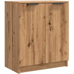 Helloshop26 - Schuhschrank Schuhaufbewahrung Möbel für Eingangsbereich/Flur/Wohnzimmer handgefertigt Holzwerkstoff braun 02_0021529