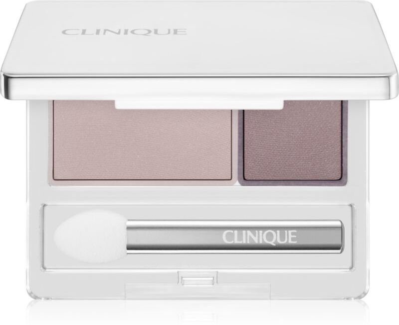 Clinique All About Shadow™ Duo duo eye shadow shade Twilight Mauve/Brandied Plum - Shimmer 1,7 g