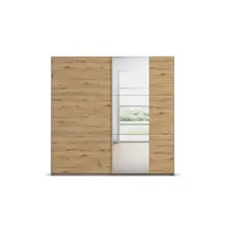 Schwebetürenschrank  Acton , holzfarben , Maße (cm): B: 218 H: 59