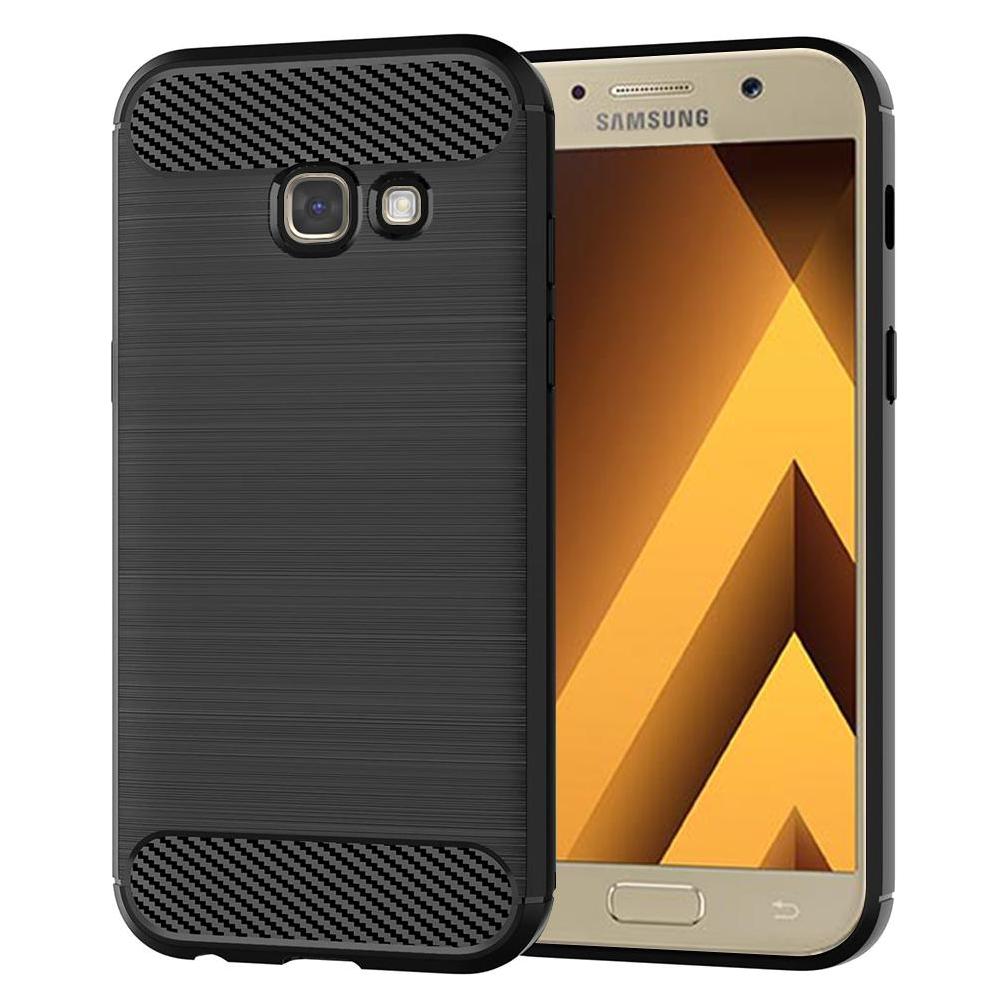 Techsuit - Carbon Silicone - Samsung Galaxy A5 2017 A520 - Black (Samsung Galaxy A5 (2017)) (56337366)