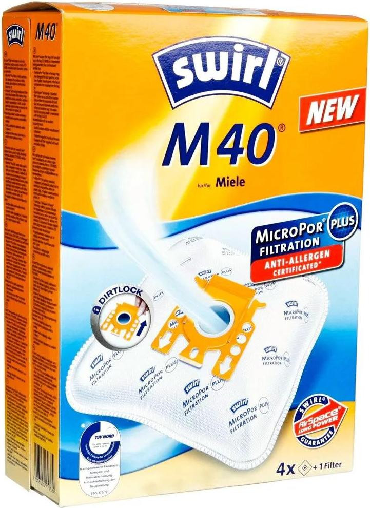 Swirl Staubsaugerbeutel M 40 Anti Odour