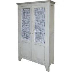 Chic Antique Altfranzösischer Wäscheschrank, 113 x 44,5 x 184 cm antique creme