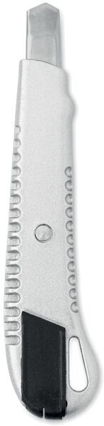 Cutter rétractable en aluminium pratique personnalisé - TRACTA Argent