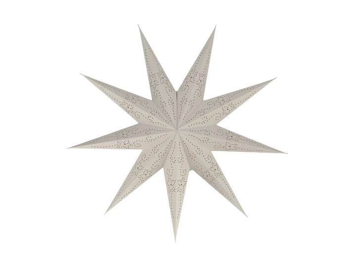 Scandi Living Étoile de l’Avent Folk Blanc, Ø60 cm