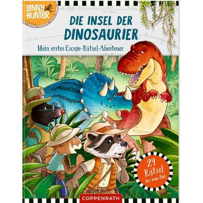 Escape-Rätsel-Ab.: Die Insel der Dinosaurier - Lenny Hunter, Broschur von Thilo, Coppenrath Verlag GmbH & Co. KG, 978-3-649-67186-2