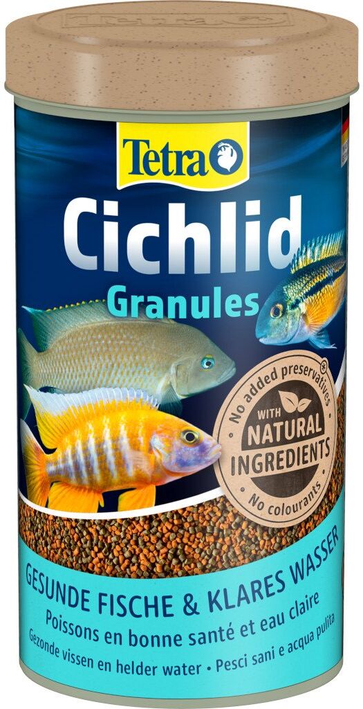 500 ml TetraCichlid Granules Mangime Completo in Granuli Pellet per Ciclidi Acquario