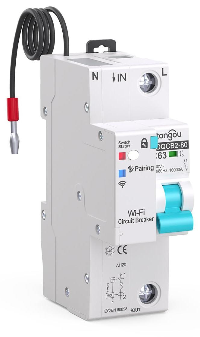 Selius WIFI Intelligente 1P mini-stroomonderbreker met energiebewaking