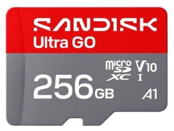 Sandisk - Carte Micro Sd Ultra Go Usd 256go 190mbs C10 Uhs