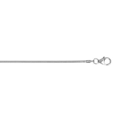 Silberkette ONE ELEMENT "Halskette Tonda rund Reif aus 925 Silber Ø 1,2 mm" Gr. 42, silber, Halsketten, Damen, 42, Silber 925 (Sterlingsilber), Silberkette, Zeitlos elegant – mit Liebe zum Detail gefertigt