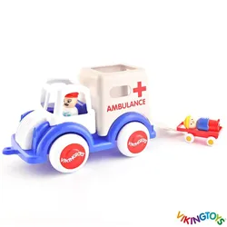 Viking Toys Jumbo Ambulans m. Två Figurer