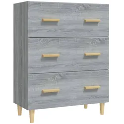vidaXL Sideboard Grau Sonoma 70x34x90 cm Holzwerkstoff