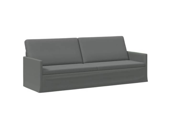 vidaXL 3-Sitzer Sofa Dunkelgrau 220 x 81 x 82 cm Stoff