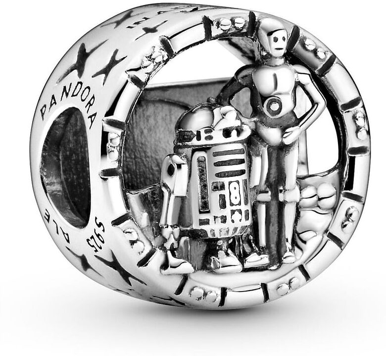 Charm Pandora Disney Ajoure Star Wars C3po Et R2d2 Femme