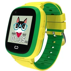 Canyon Intelligente Uhren Kinderuhr Sunny KW-48 Video 4G GPS Games&Music Grün (4G), Smartwatch