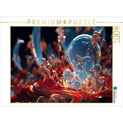 CALVENDO Puzzle Glaspflanzen - organische Formen als abstrakte Kunst | 1000 Teile Lege-Größe 64x48cm Foto-Puzzle für glückliche Stunden