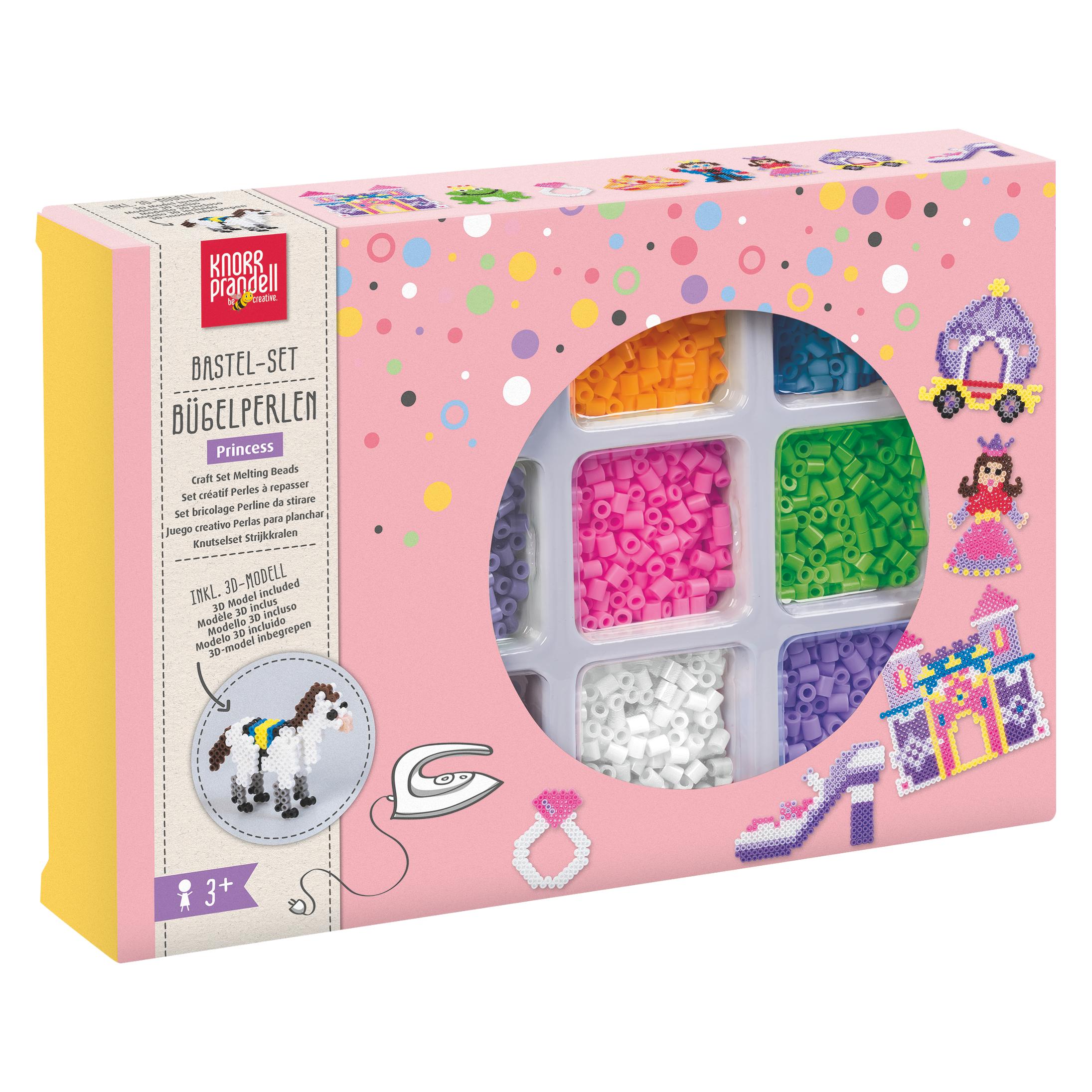 Knorr Prandell Bastel-Set "Prinzessin" Bügelperlen | 270×182×50 mm, mehrfarbig (Baier & Schneider)